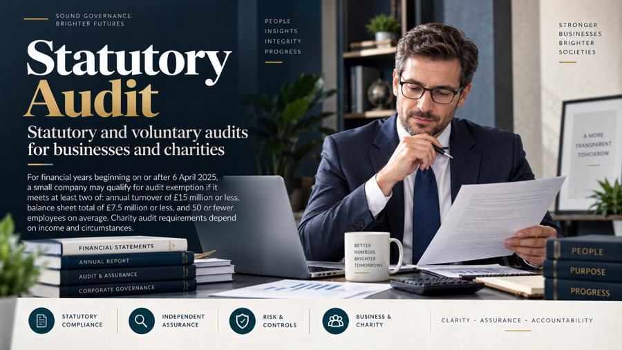 Statutory and voluntary audits for businesses and charities