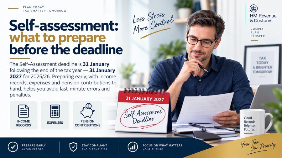 Self-assessment: what to prepare before the deadline